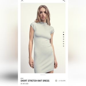 Zara short stretch mini dress
